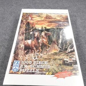 FX Schmid 1000 Piece Puzzle Hidden Horses Steven Michael Gardner Sealed 2000